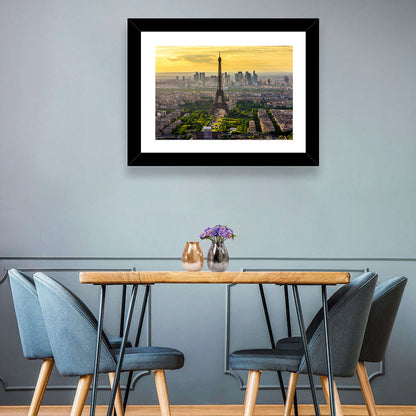 Eiffel Tower at Golden Hour Wall Art