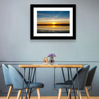 Oklahoma Lake Sunset Reflection Wall Art