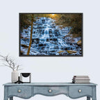 Minnehaha Falls Winter Cascade Wall Art