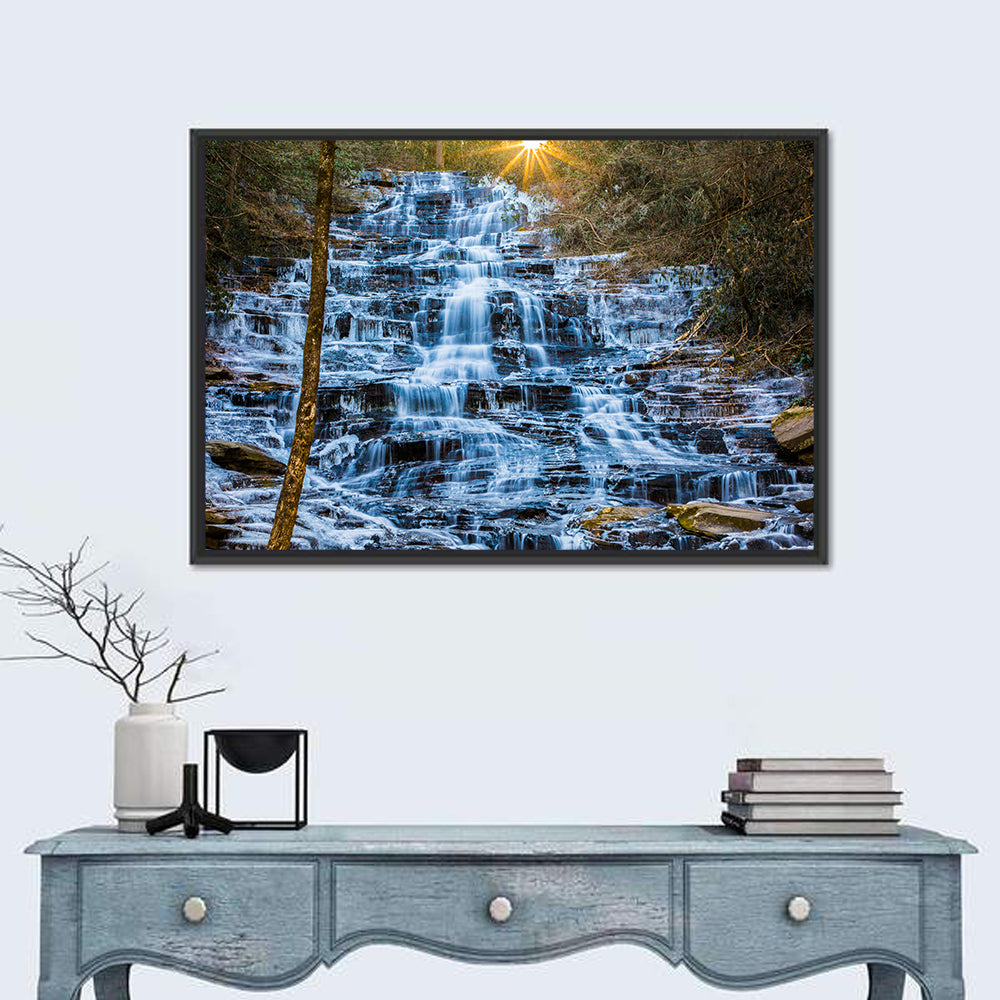 Minnehaha Falls Winter Cascade Wall Art