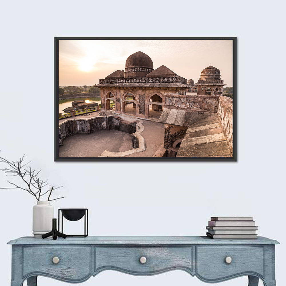 Jahaz Mahal, Mandu India Wall Art in a room, landscape