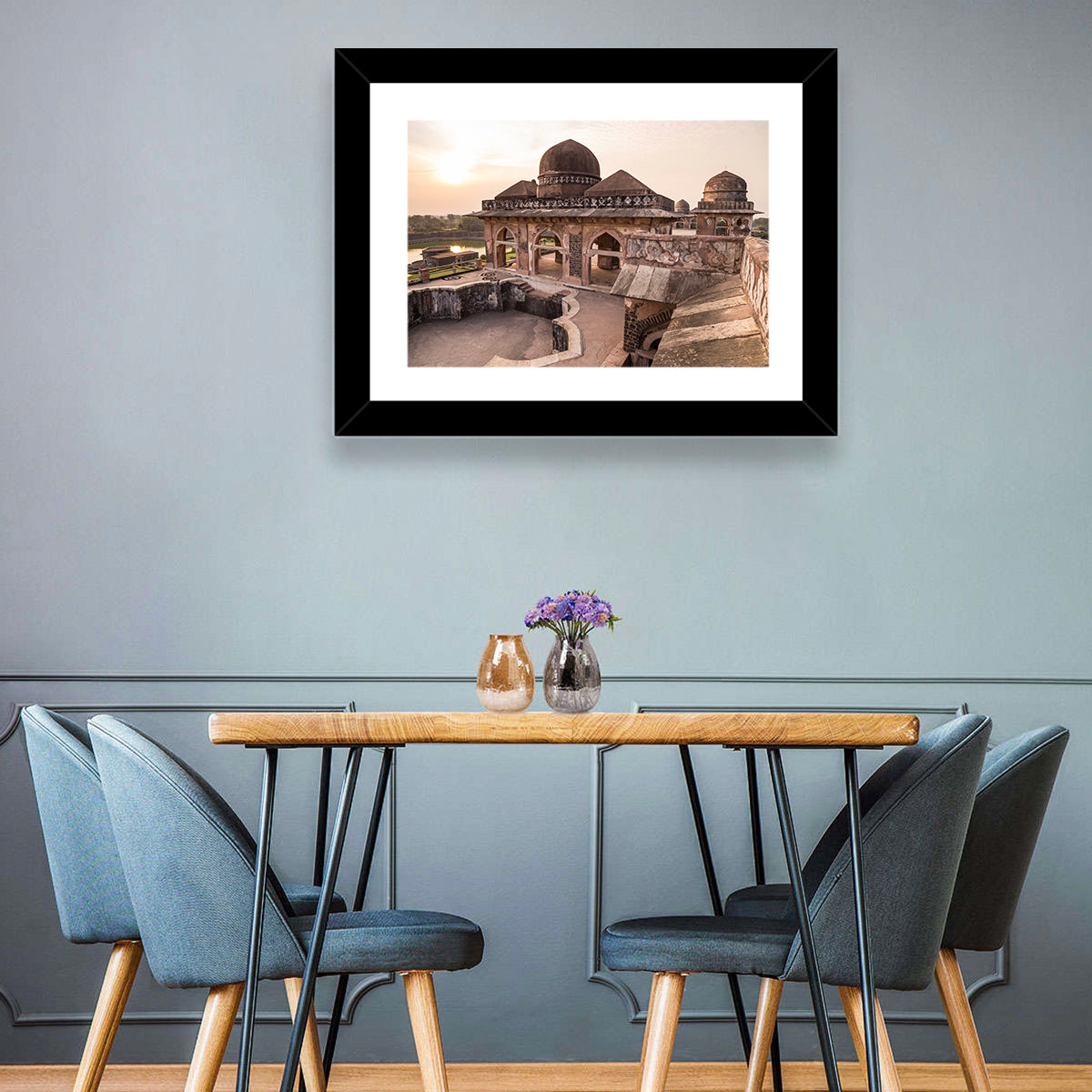 Jahaz Mahal, Mandu India Wall Art in a room, landscape