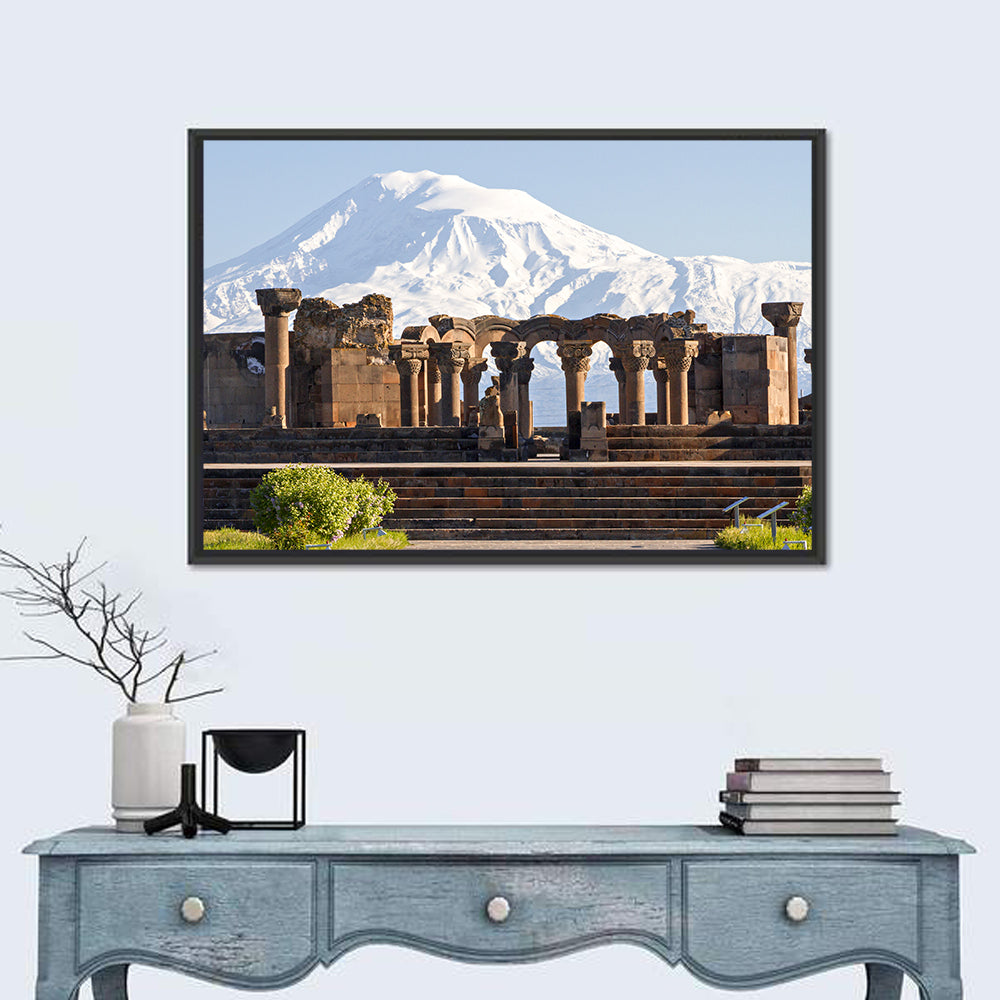 Zvartnots Cathedral and Mount Ararat Wall Art