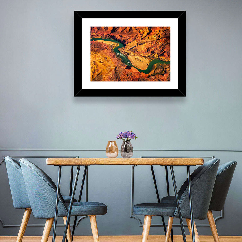 Aerial Colorado River Canyon Wall Art