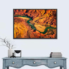 Aerial Colorado River Canyon Wall Art