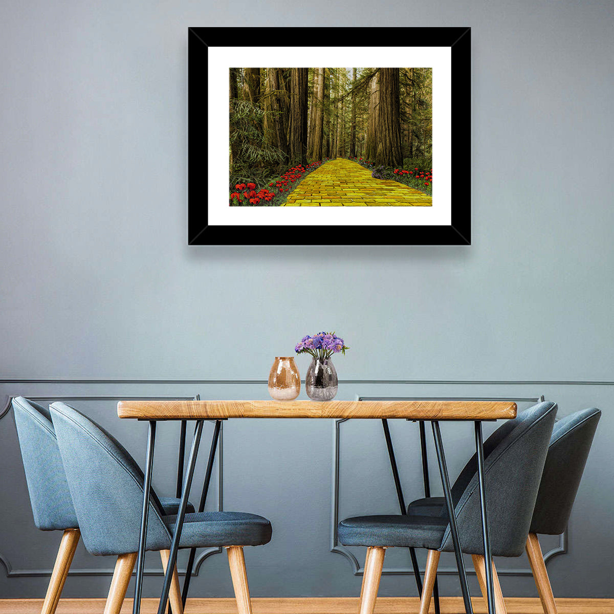 Forest Bricks Pathway Wall Art