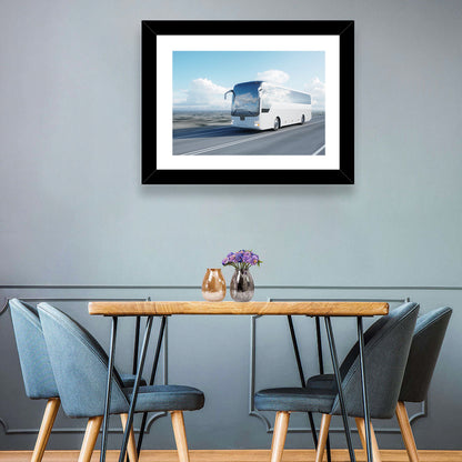 Desert Highway Tour Bus Wall Art