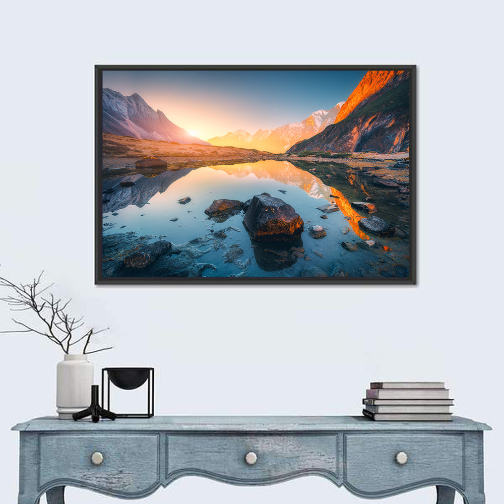 Himalayan Lake Reflections Wall Art
