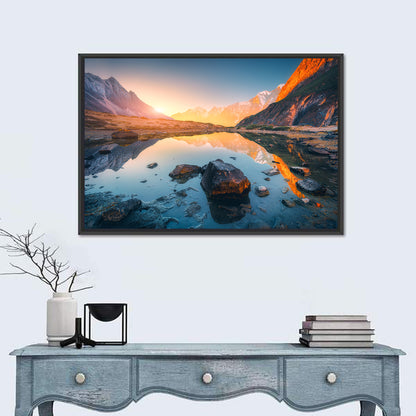 Himalayan Lake Reflections Wall Art