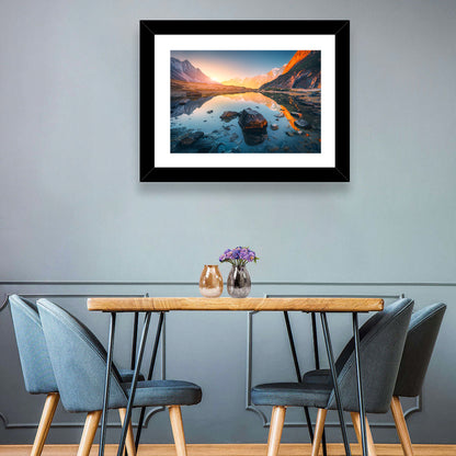 Himalayan Lake Reflections Wall Art