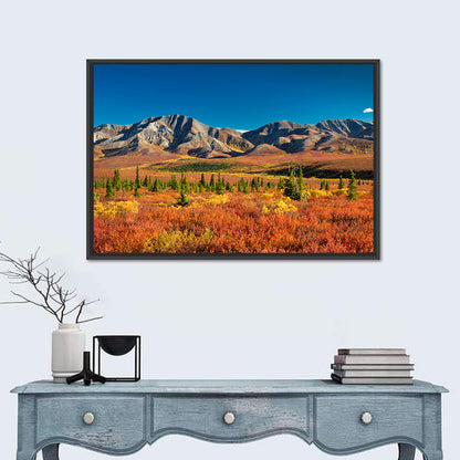 Denali Autumn Peaks Wall Art