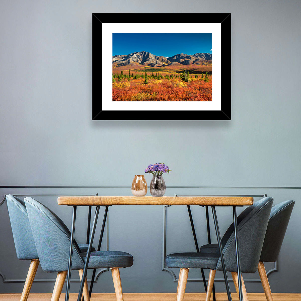 Denali Autumn Peaks Wall Art