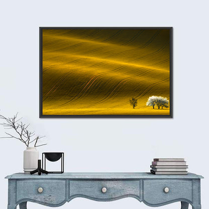 Wavy Rapeseed Field Wall Art