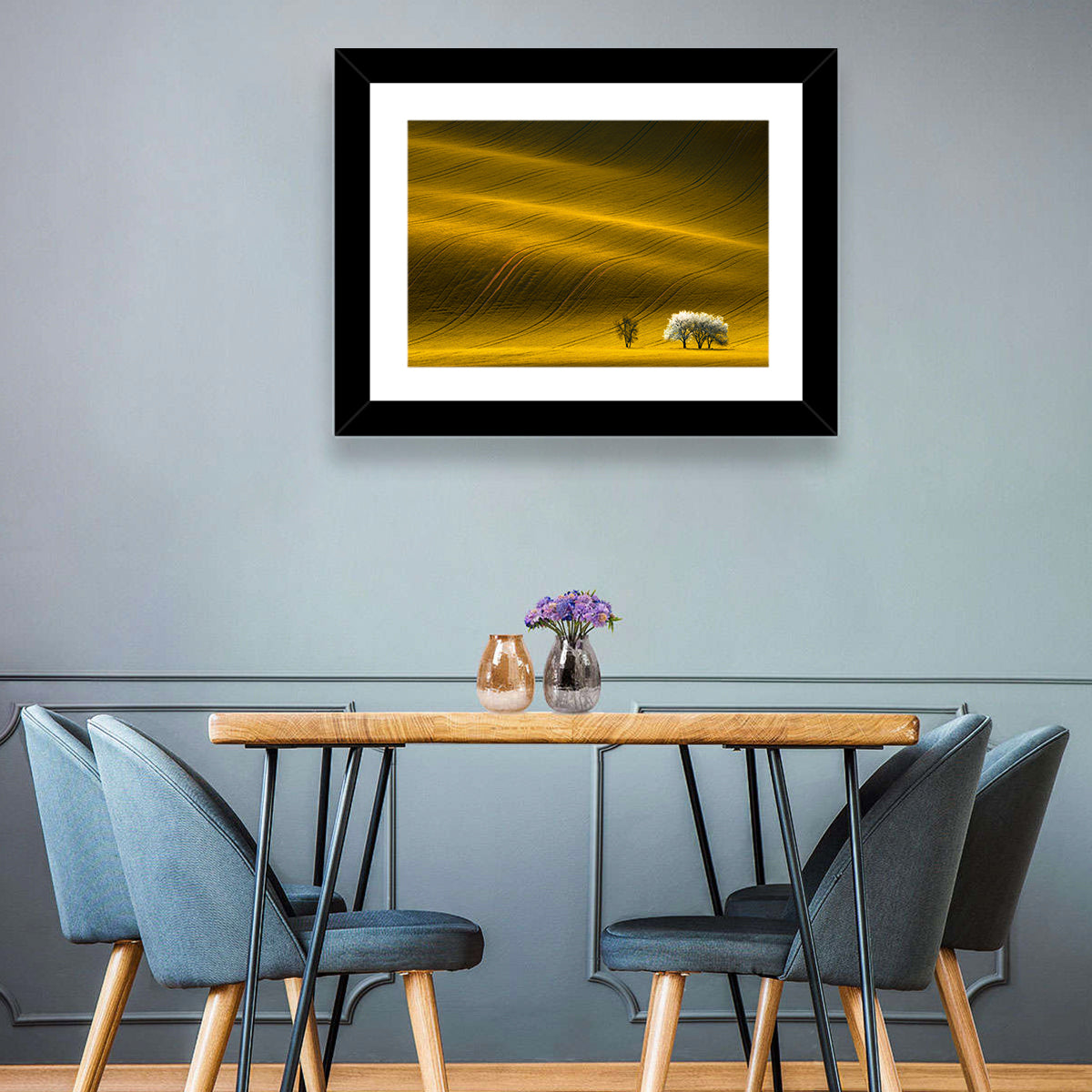 Golden Hour Rapeseed Field Wall Art