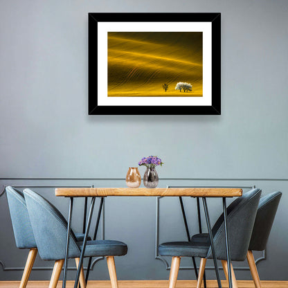 Golden Hour Rapeseed Field Wall Art