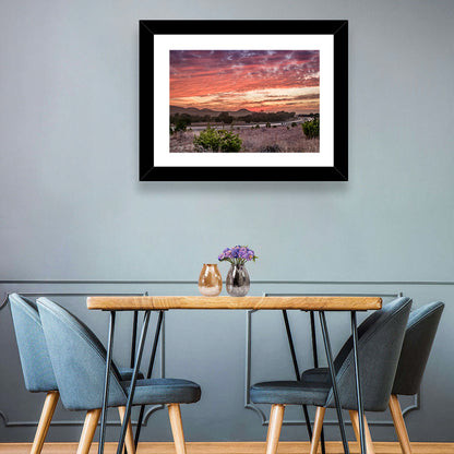 Sunset Curve on Texas Highway 16 Wall Art