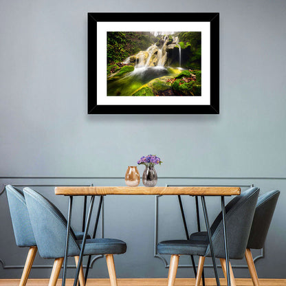 Cheile Nerei Mossy Waterfall Wall Art