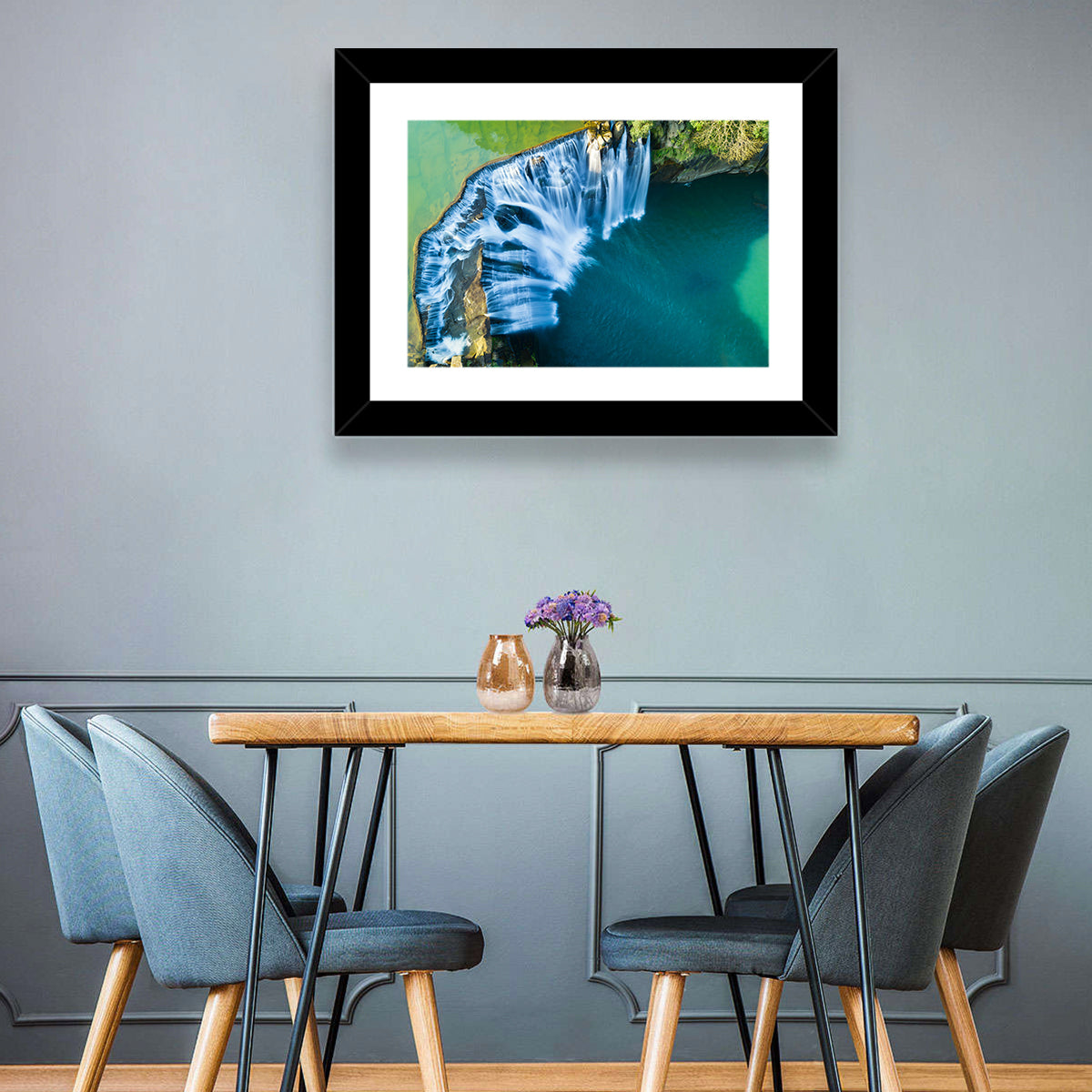 Shifen Waterfall Aerial Wall Art