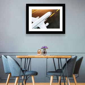 Commercial Airplane Taking Off Wall Art