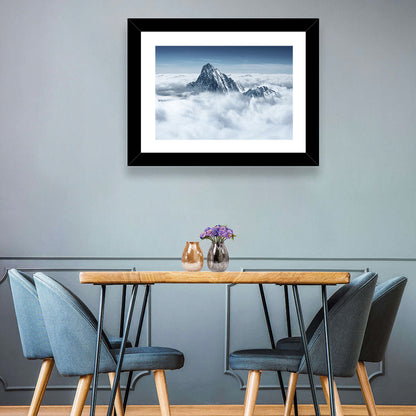 Peaks Above Clouds Wall Art