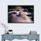 Truckee River Sunlit Rocks Wall Art