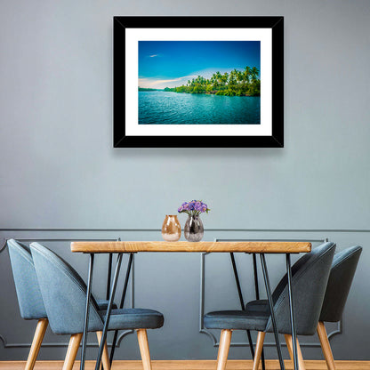 Tropical River in India Wall Art