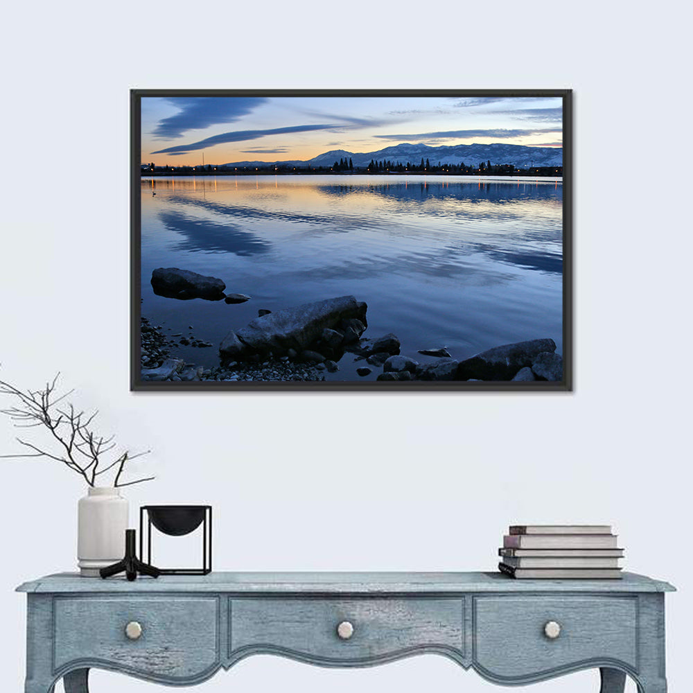 Sparks Marina Twilight Reflection Wall Art