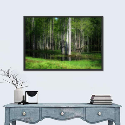 Lush Cypress Swamp Wall Art