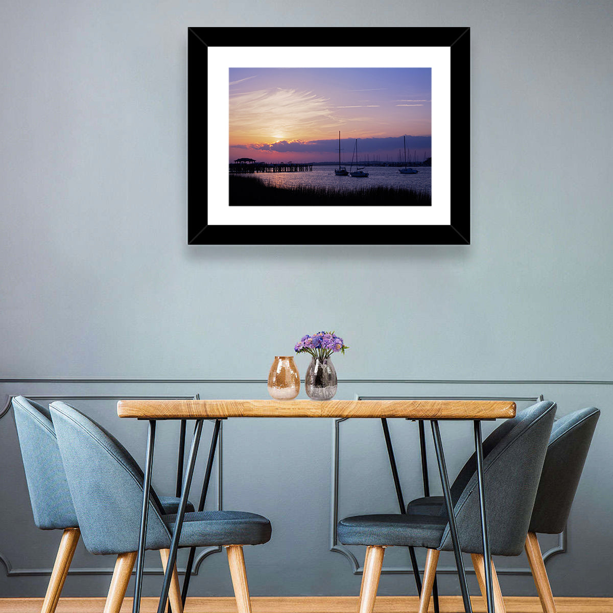 South Carolina Coastal Harbor Wall Art