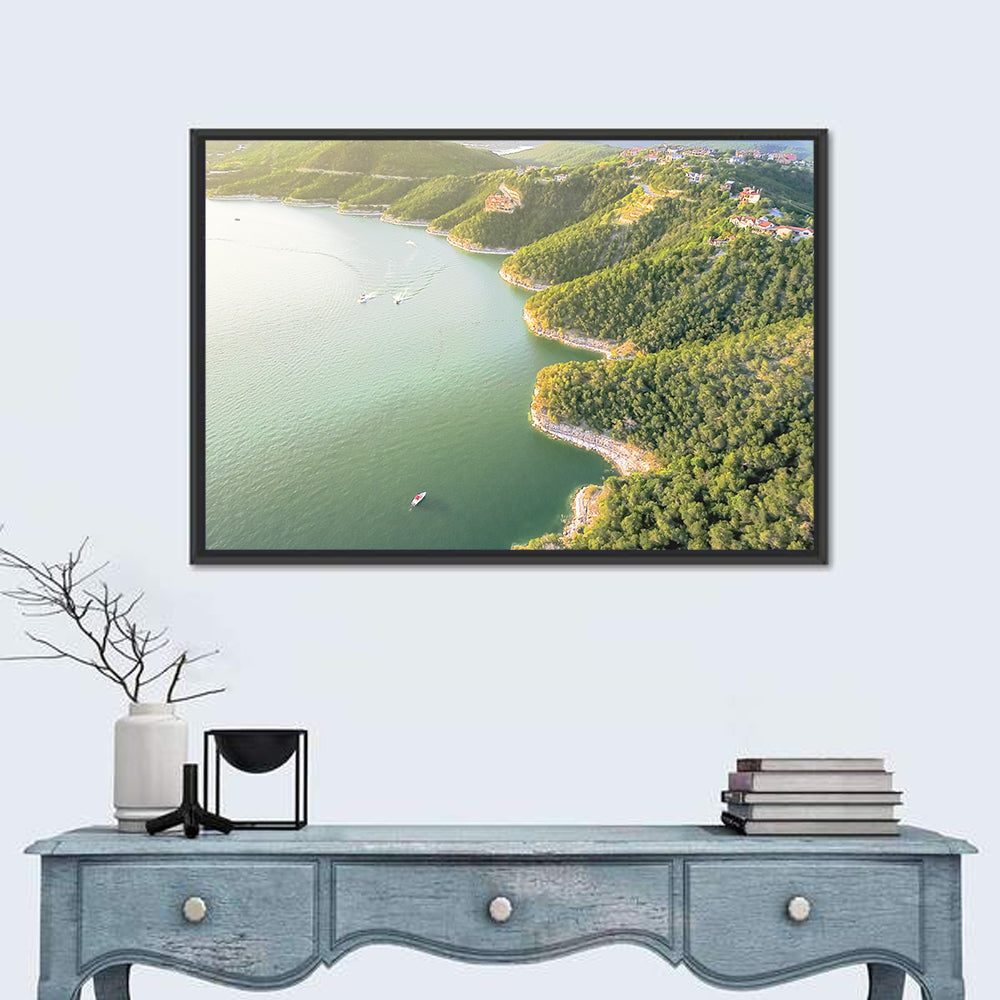 Lake Travis Aerial View Wall Art