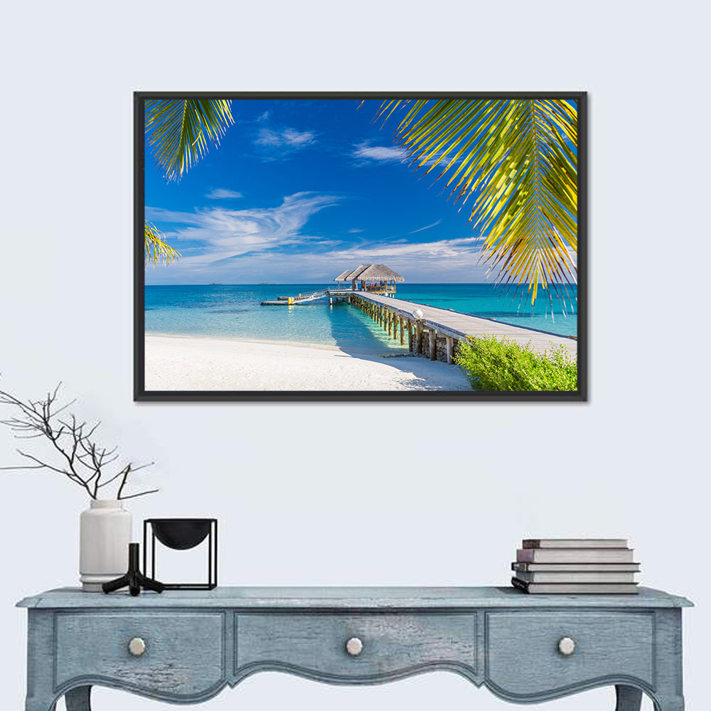Maldives Overwater Pier Wall Art