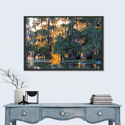 Lake Martin Cypress Reflection Wall Art