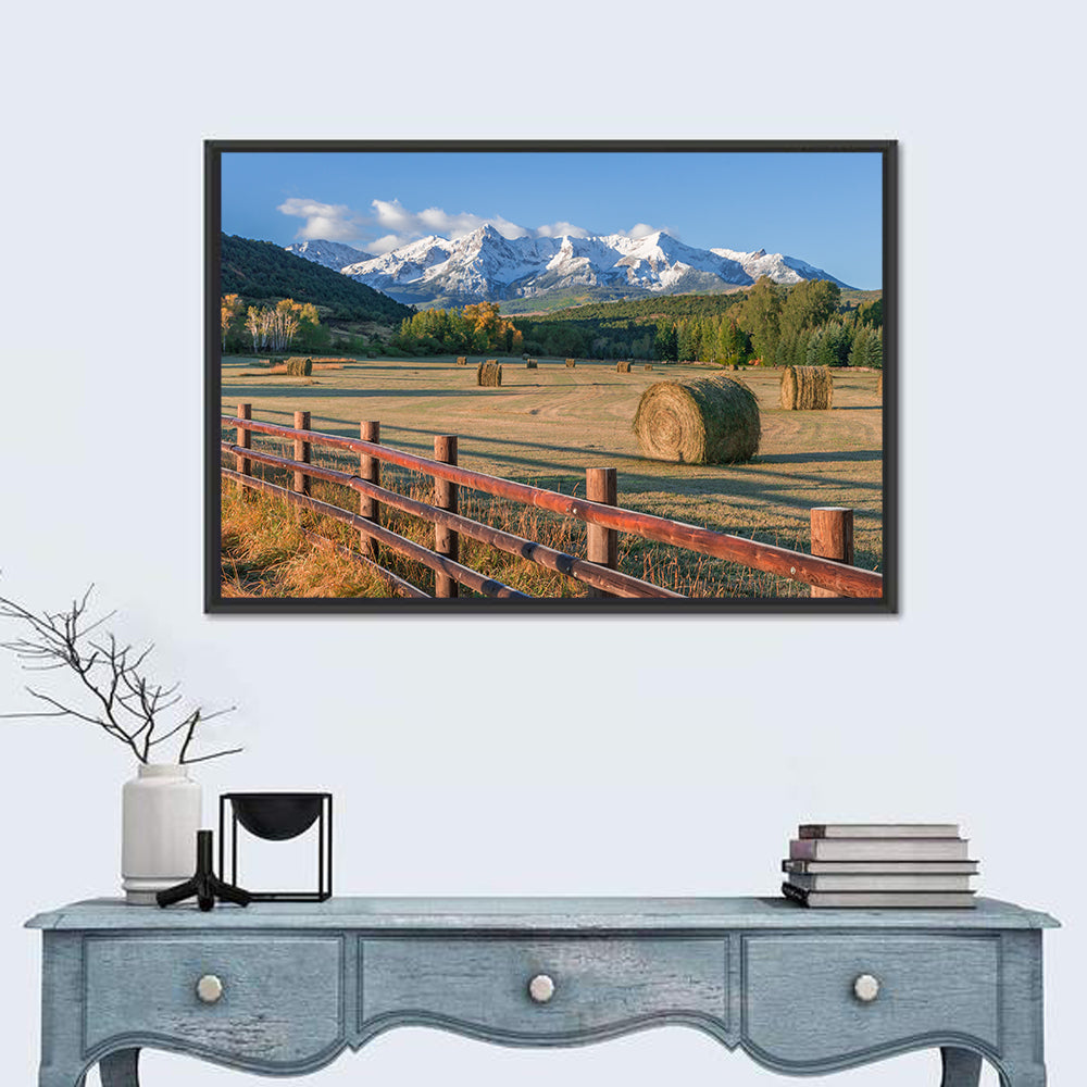 Colorado Hay Bales Wall Art