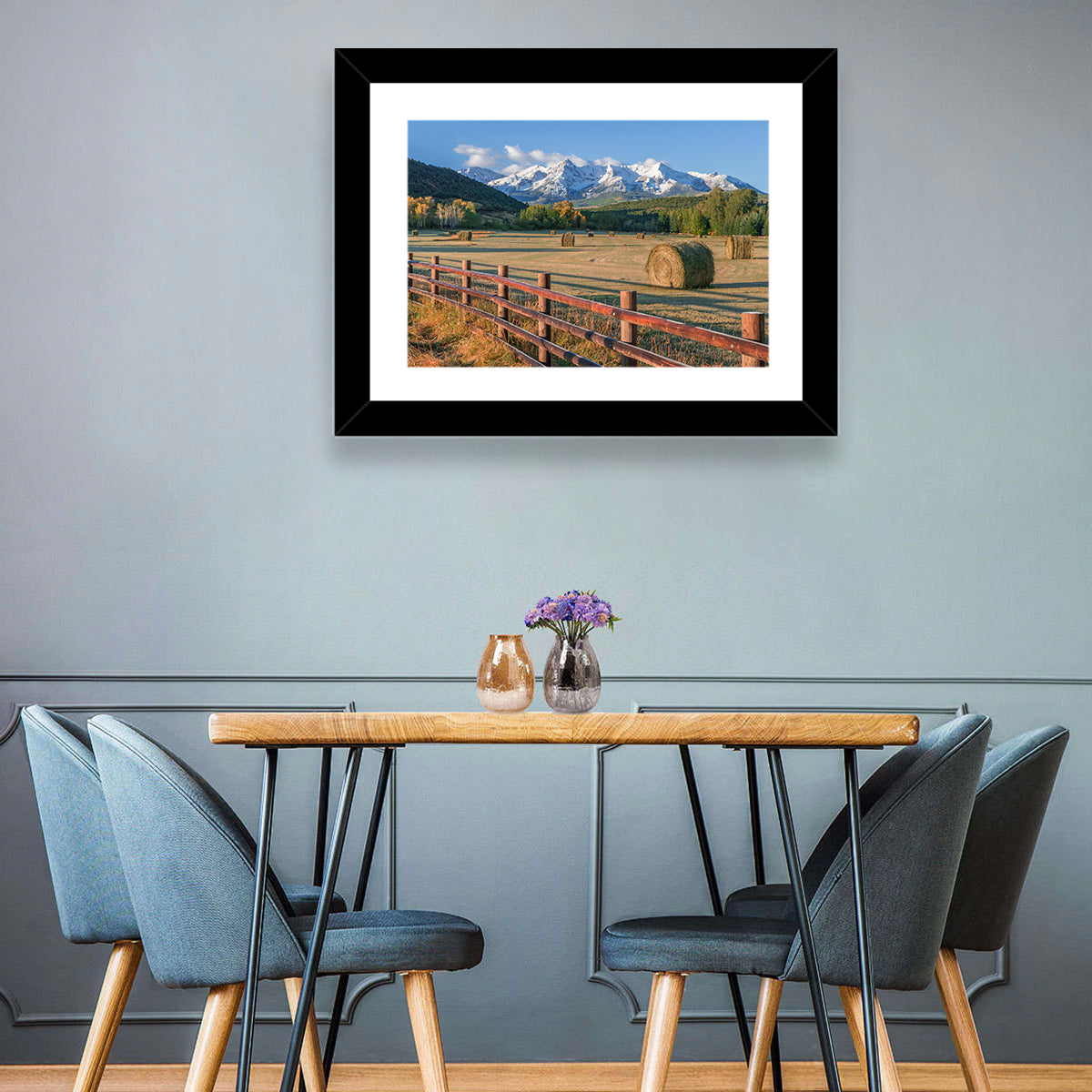 Colorado Hay Bales Wall Art