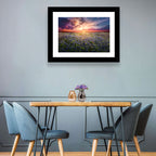 Texas Bluebonnet Sunset Wall Art