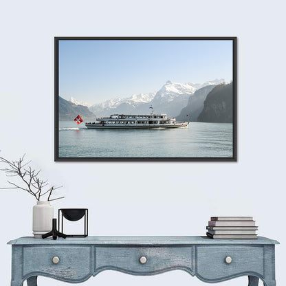 Lake Lucerne Passenger Boat Wall Art