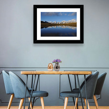 Svaneti Lake Reflection Wall Art