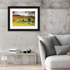 Vermont Barn by Pond Wall Art