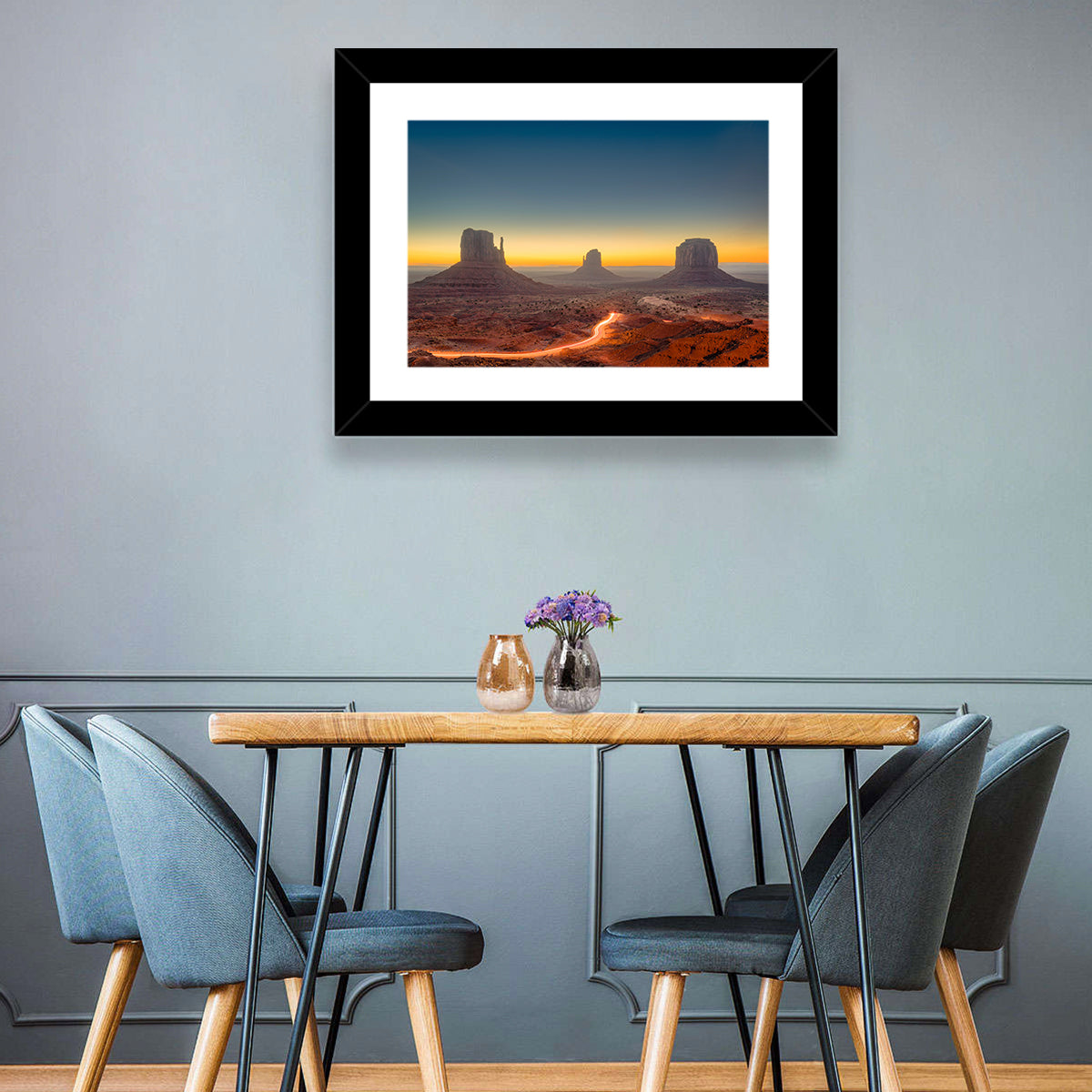 Monument Valley Golden Horizon Wall Art