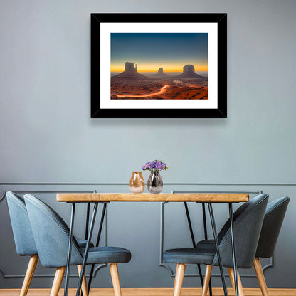 Monument Valley Golden Horizon Wall Art