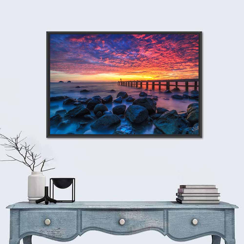 Setigi Heni Beach Sunset Wall Art
