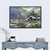 Winter Rural House Wall Art