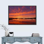 Louisiana Wetland Sunset Wall Art