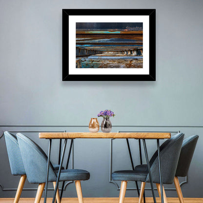 Weathered Dock Perspective Wall Art