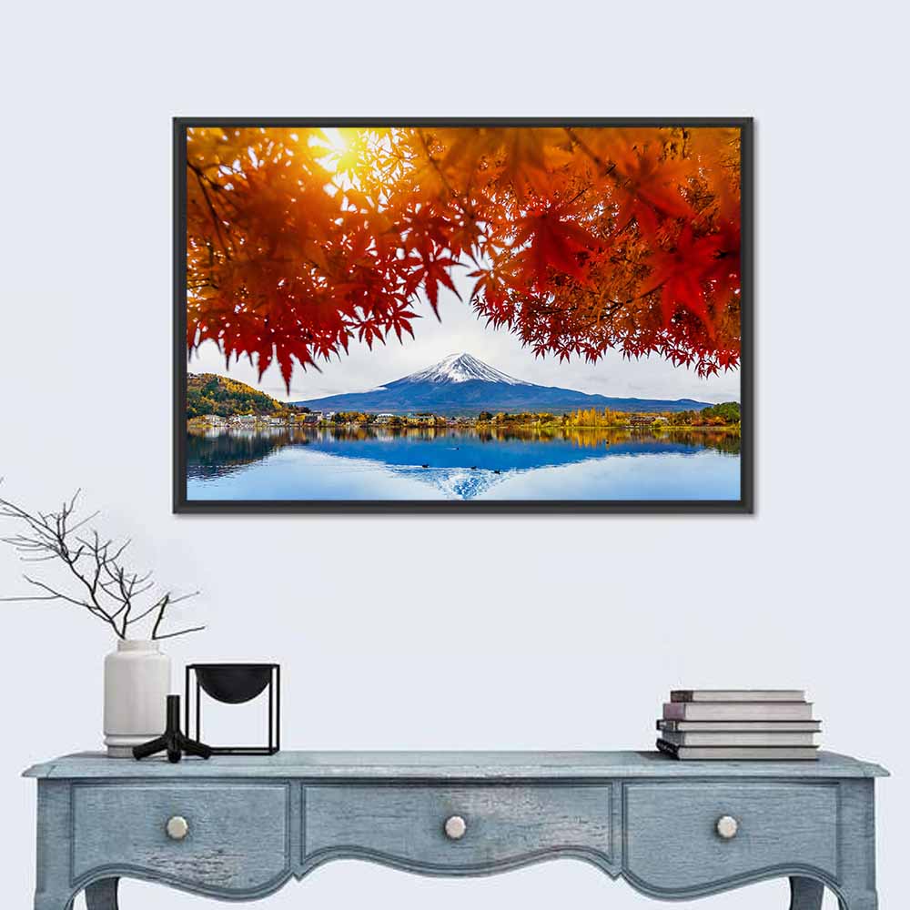 Mount Fuji Over Lake Kawaguchiko Wall Art