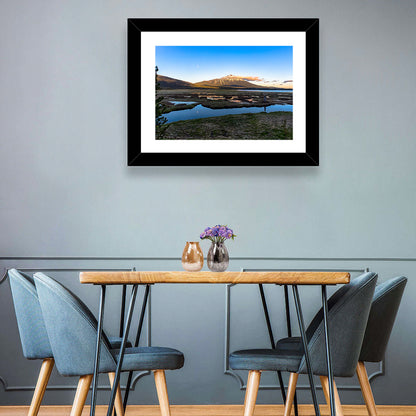 Mount Bachelor Moonlit Sunset Wall Art