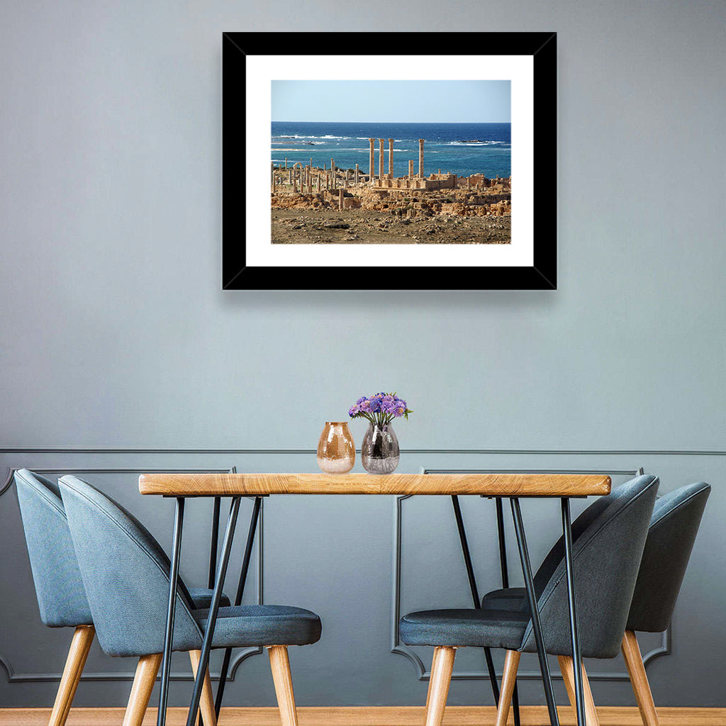 Leptis Magna Coastal Ruins Wall Art