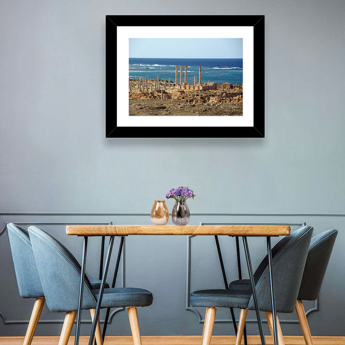 Leptis Magna Coastal Ruins Wall Art