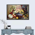 Grapes and Melon Still Life Wall Art