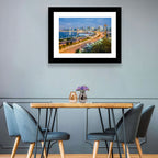 Luanda Bay Twilight Skyline Wall Art